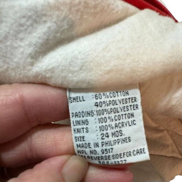 Vintage San Francisco 49ers Baby Snow Suit 24 Months Toddler Jersey Helmet - Picture 8 of 13